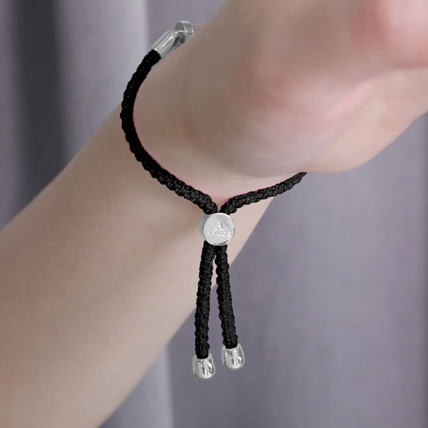 黑曜石CC編織手繩