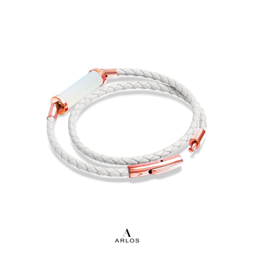 蛋白石CC皮繩 (雙圈)