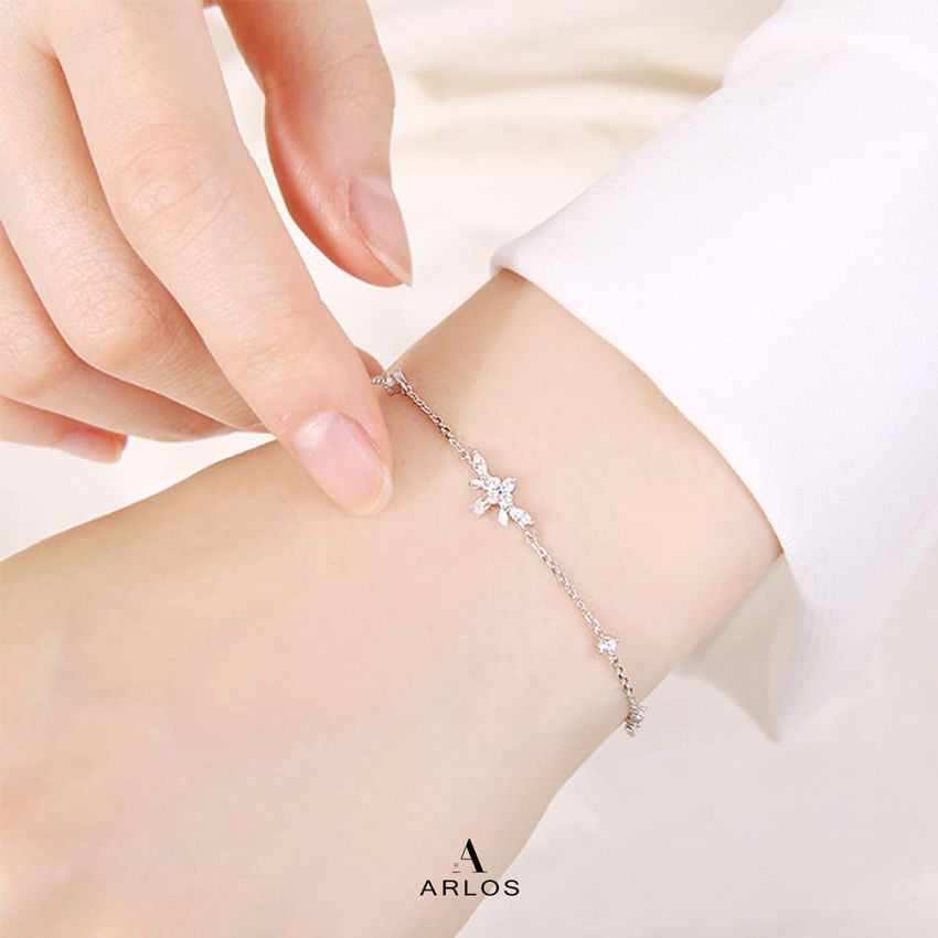 L'amour 純銀花園手鏈