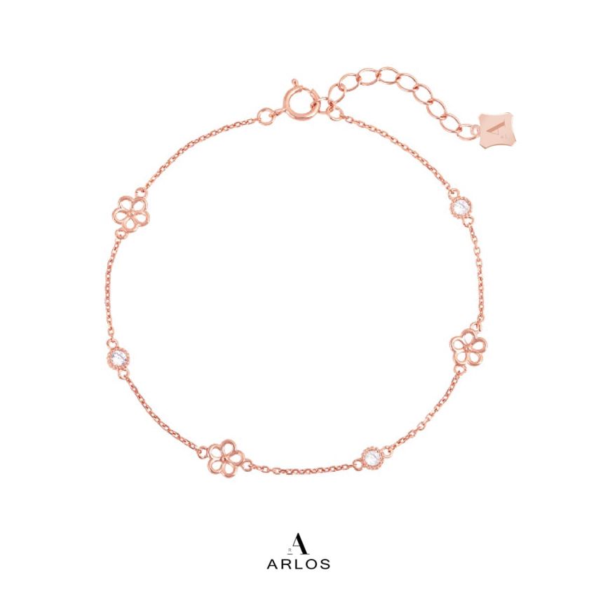 L'amour 浪漫小花手鏈