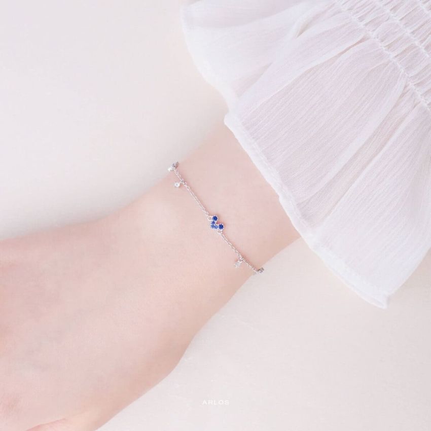 L'amour 甜蜜愛意手鏈 (白金色)