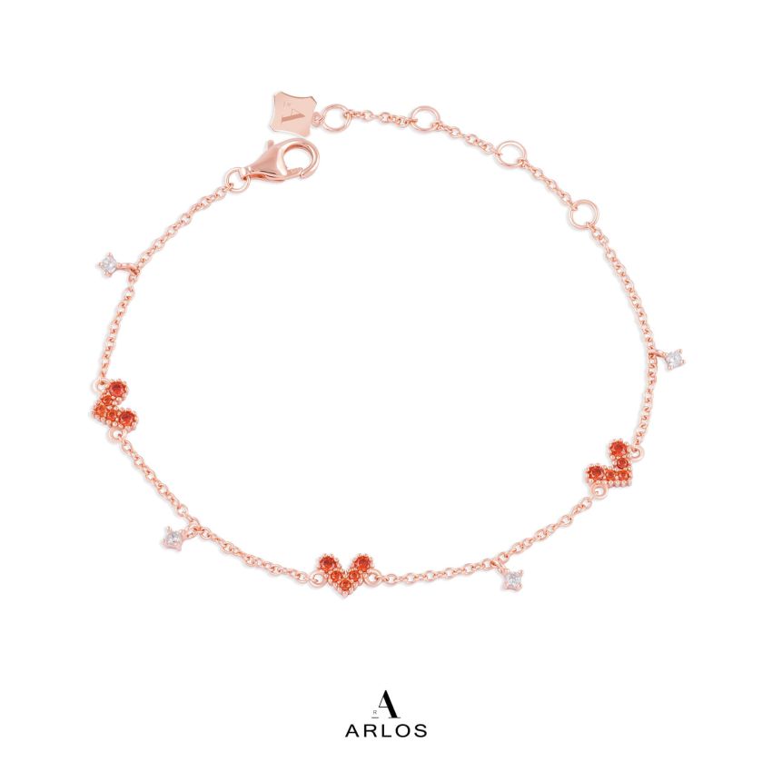 L'amour 甜蜜愛意手鏈 (玫瑰金)