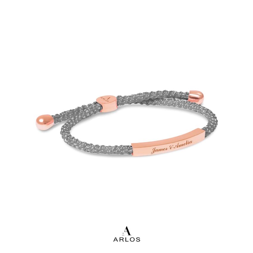 Le Tien 編織手繩 - 灰色