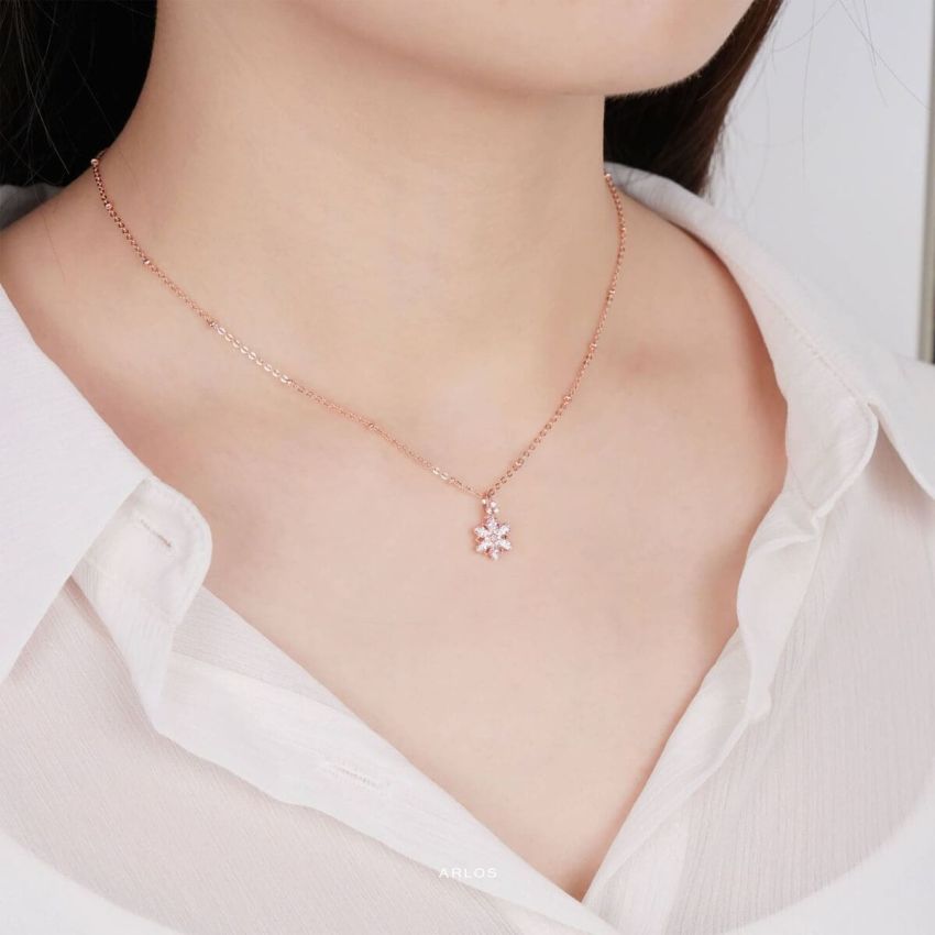 La Joie 浪漫初雪頸鏈