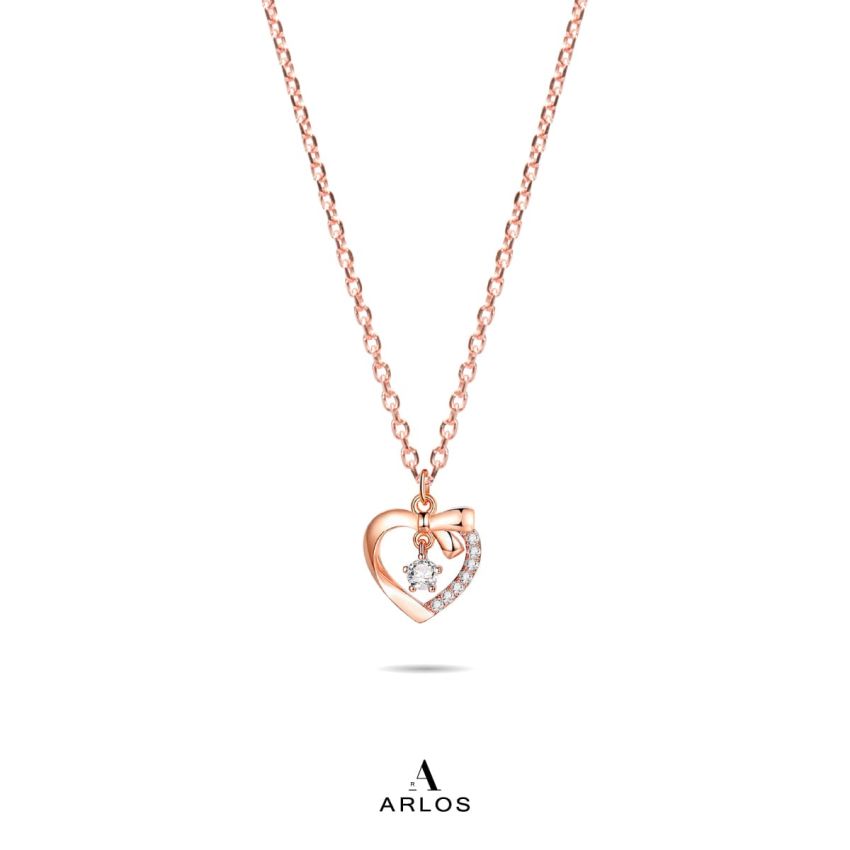 L'amour 愛意綻放頸鏈 (香檳金)