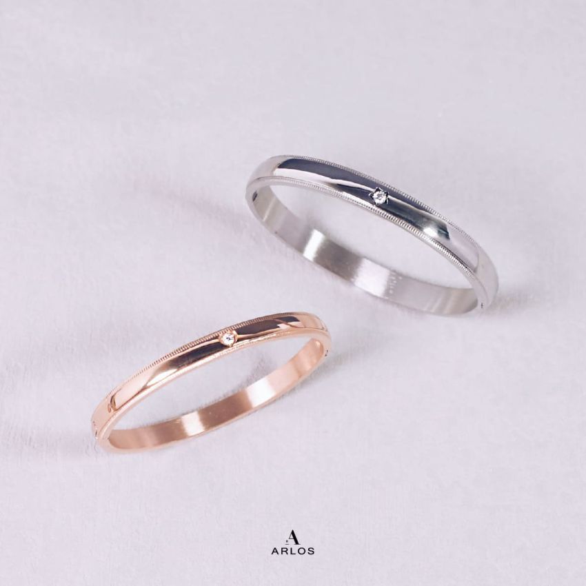 Éternel 個性星形手鐲 (白金色)