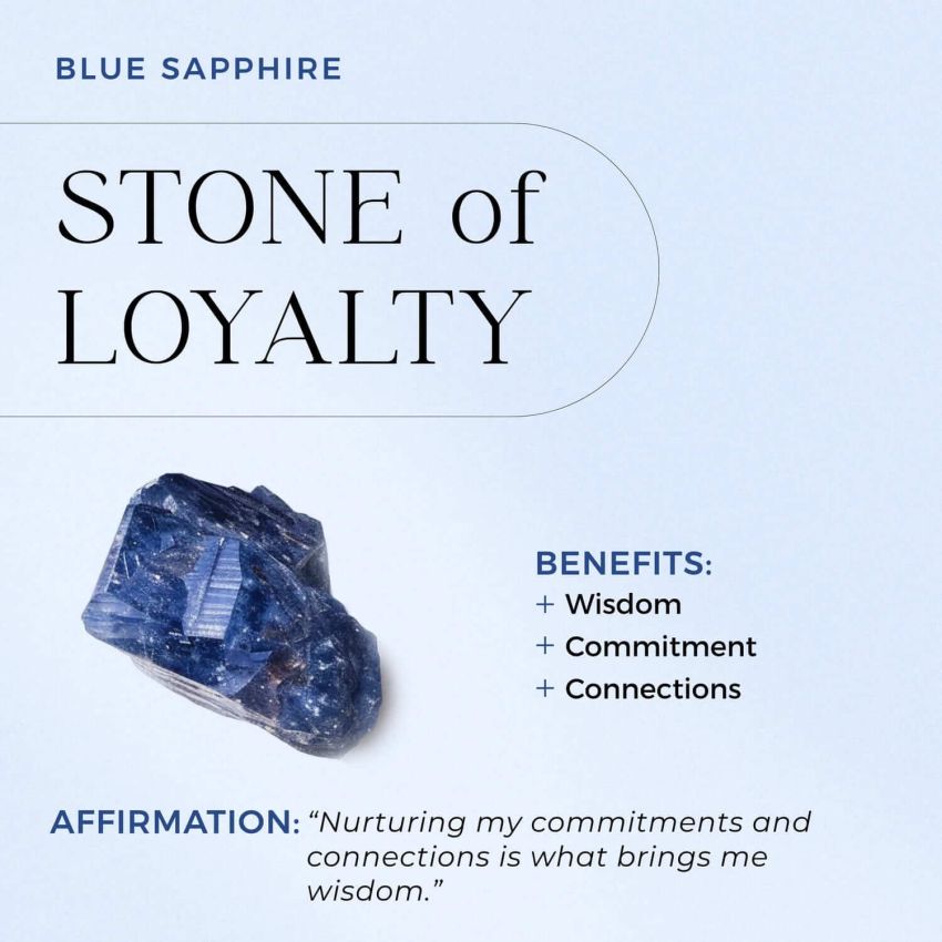 Rila 藍寶石腳鏈 (九月誕生石)