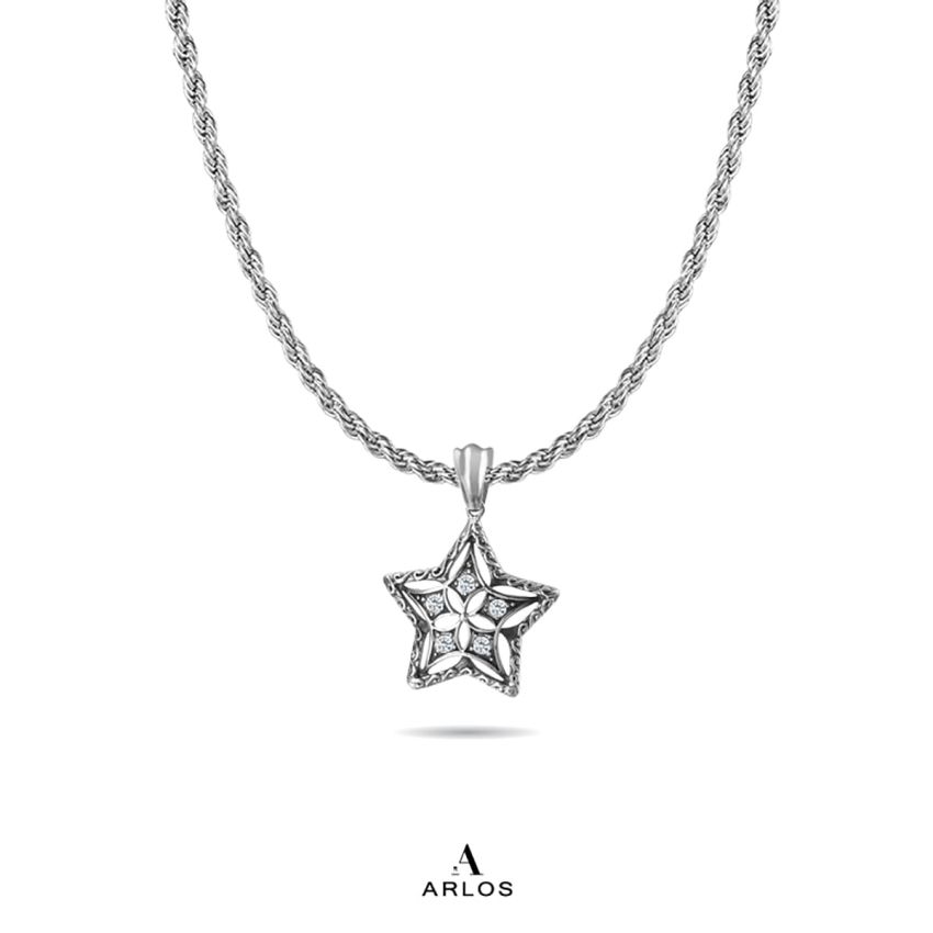 Noe 復古五角星頸鏈