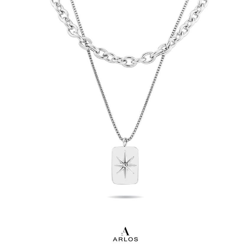 Noe 個性雙層星星頸鏈