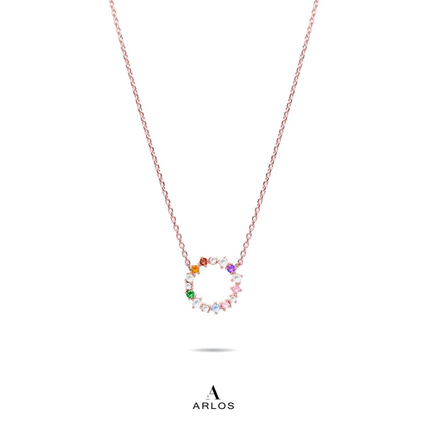 L'amour 彩虹圈頸鏈