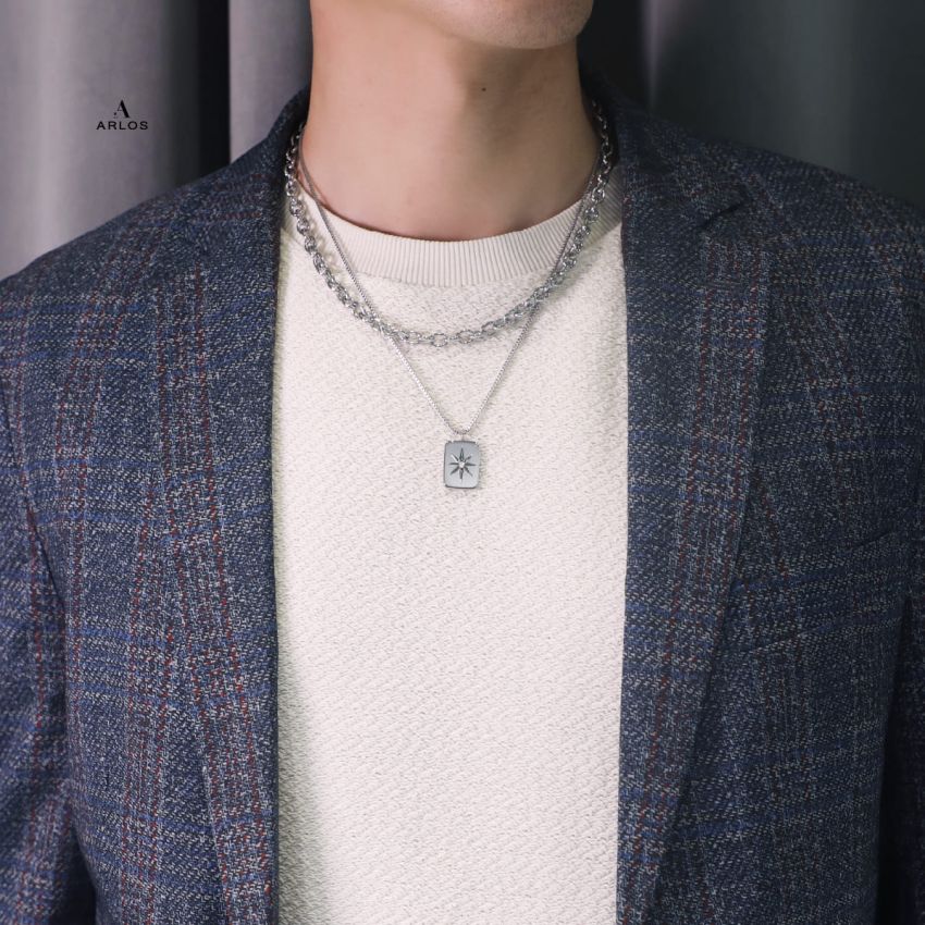 Noe 個性雙層星星頸鏈