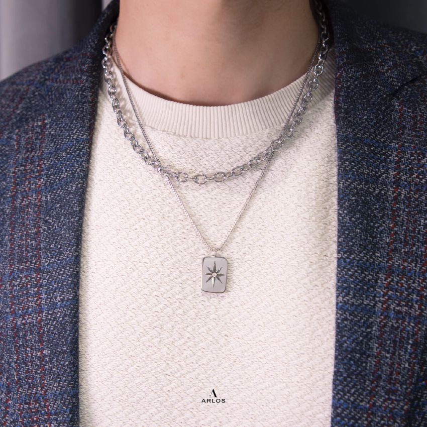 Noe 個性雙層星星頸鏈