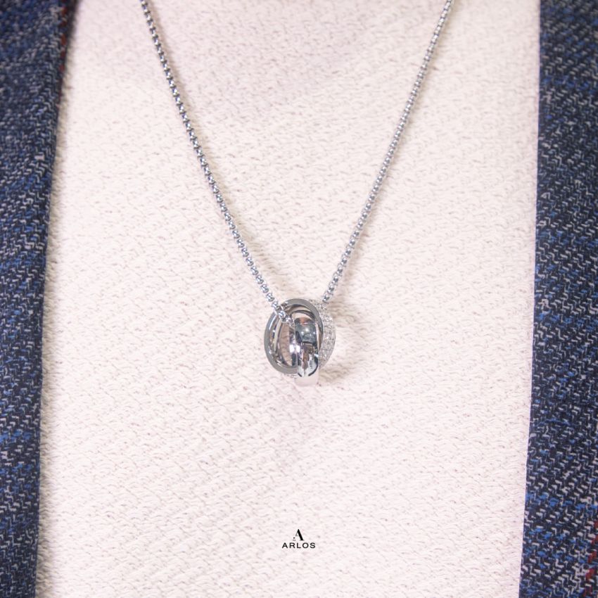 Noe 閃爍雙環頸鏈