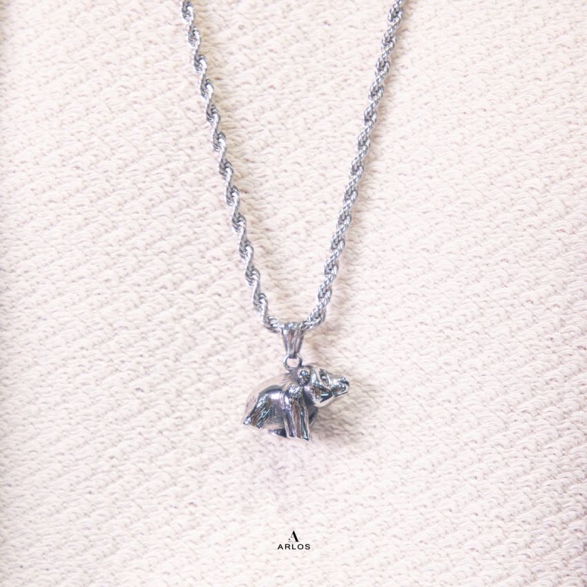 Noe 個性大灰熊頸鏈