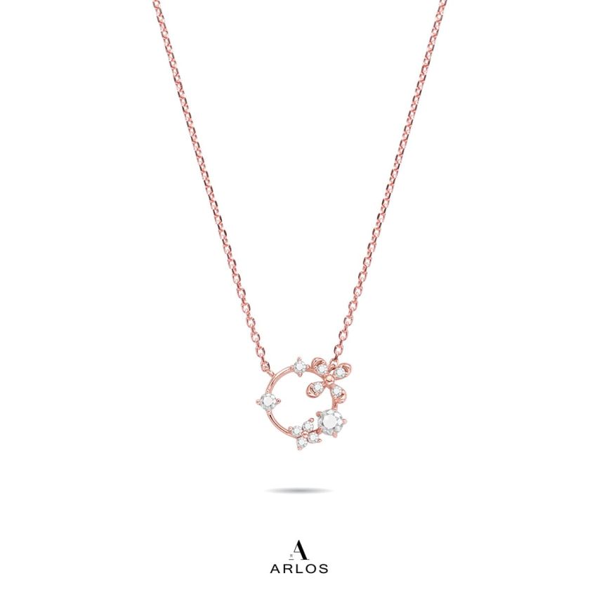 L'amour 閃爍小花頸鏈