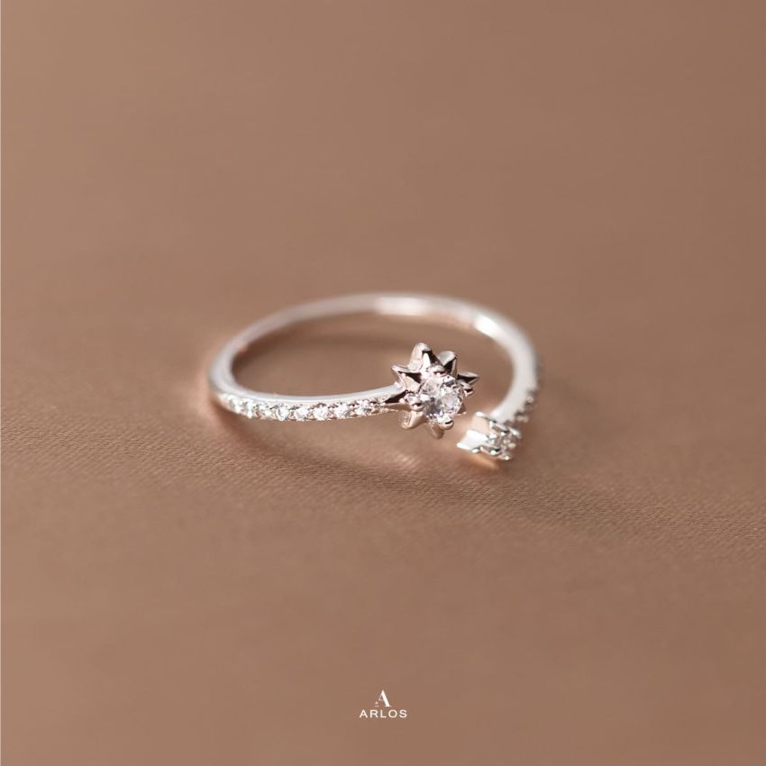 閃耀之星開口戒指