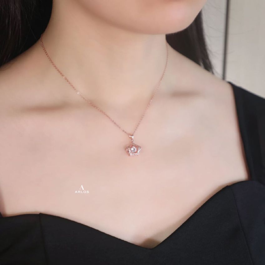 氣質皇冠跳動頸鏈