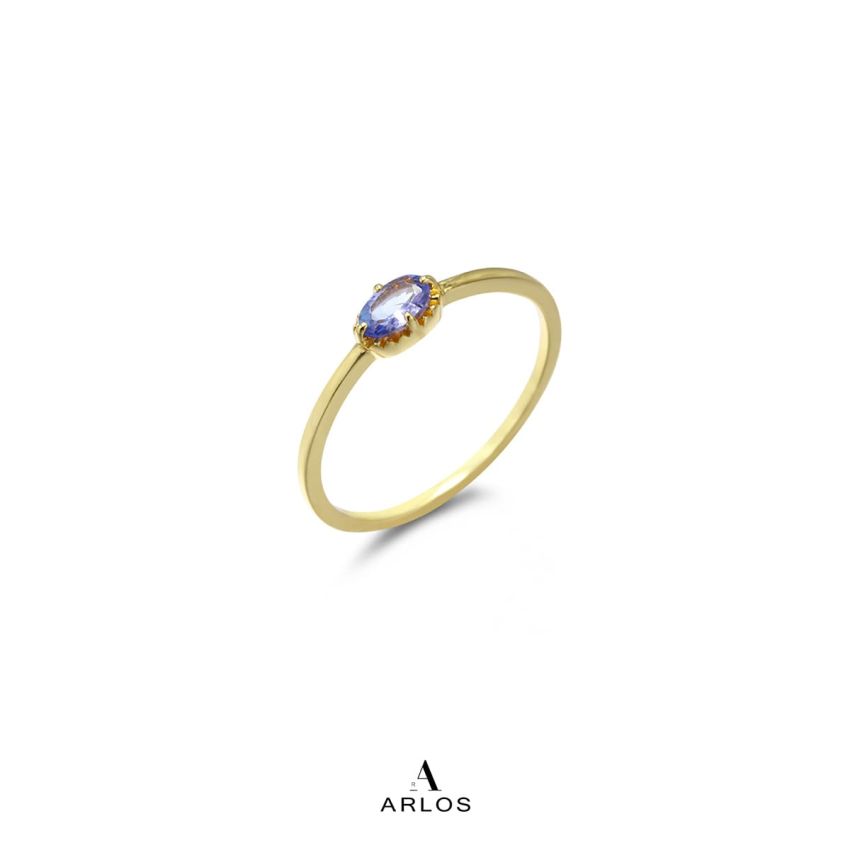 坦桑石寶石戒指