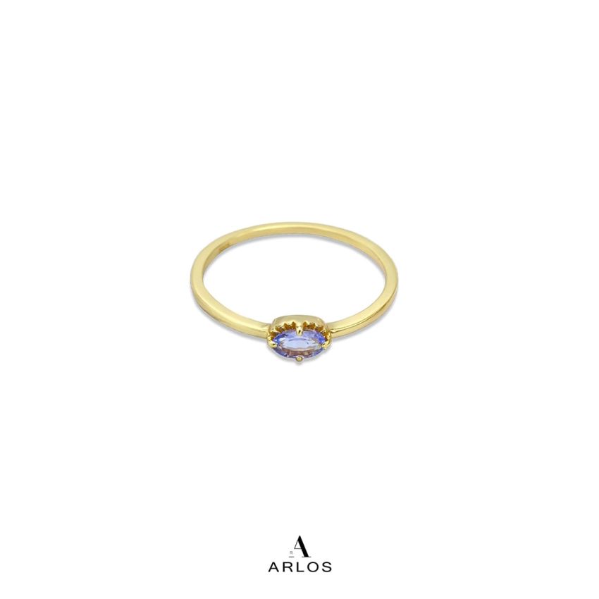 坦桑石寶石戒指