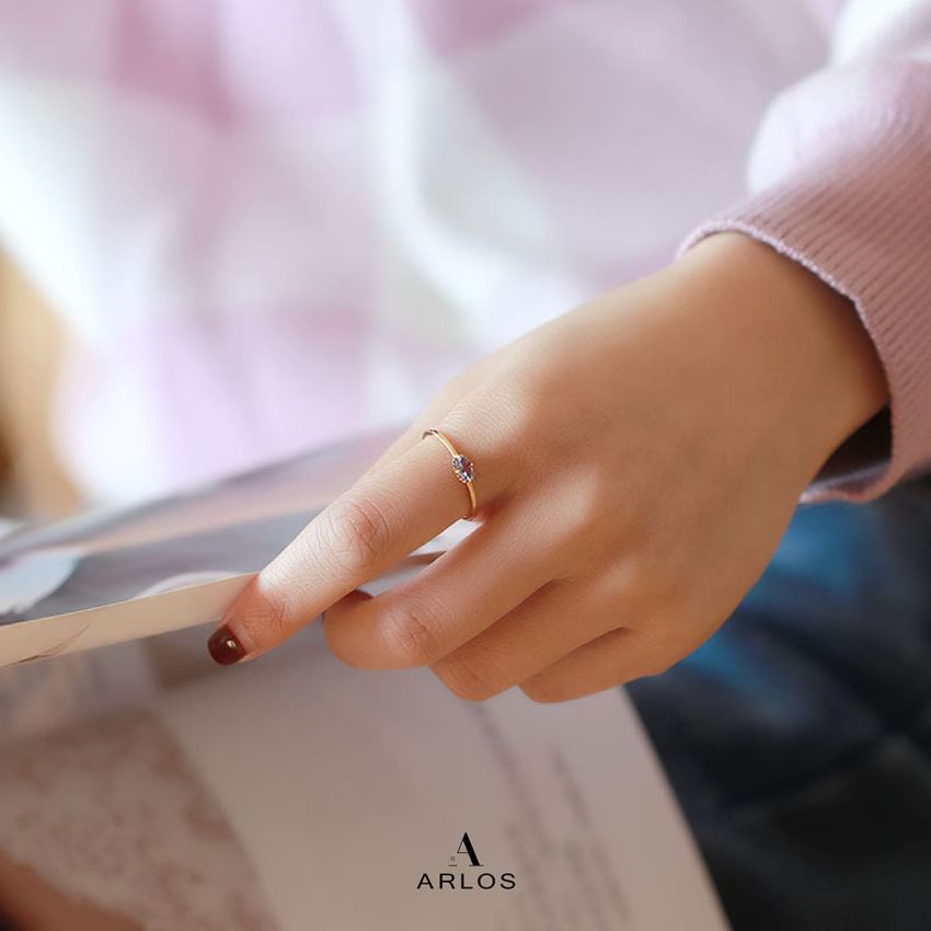 坦桑石寶石戒指