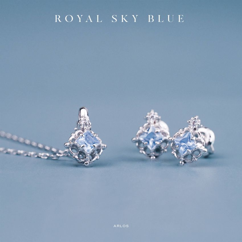 Aloha 輕奢氣質耳環 (玫瑰金)