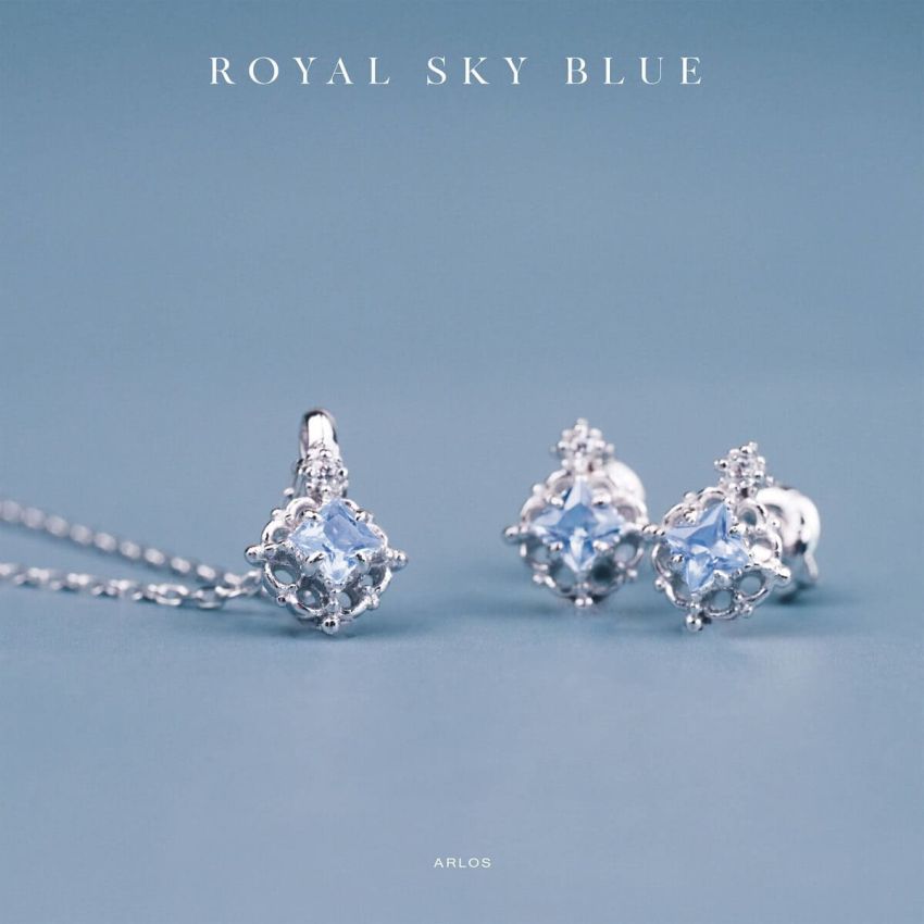 L'amour 輕奢氣質頸鏈 (白金色)