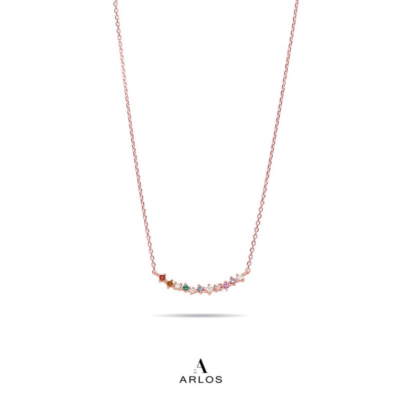 L'amour 彩虹微笑頸鏈