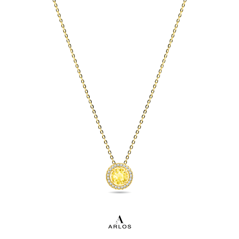 Cavalli 誕生石頸鏈 - 金色