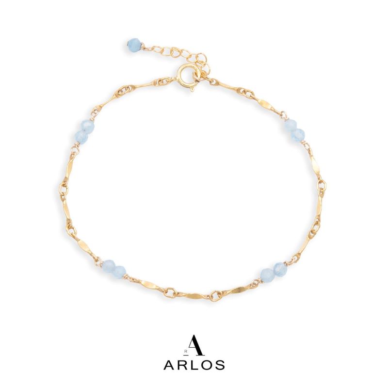 Rila 海藍寶腳鏈 (三月誕生石)