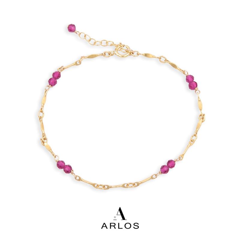 Rila 紅寶石腳鏈 (七月誕生石)