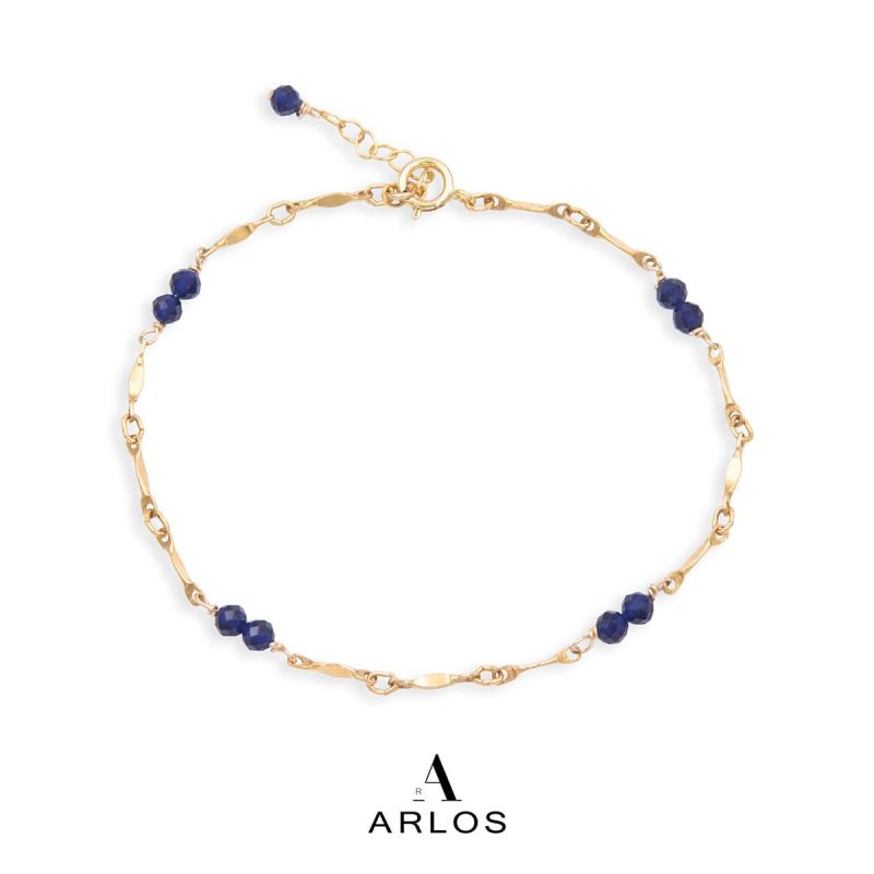 Rila 藍寶石腳鏈 (九月誕生石)