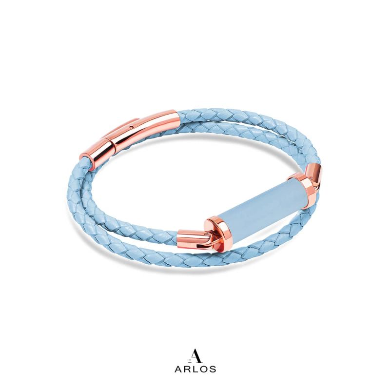 海藍寶CC皮繩 (雙圈)