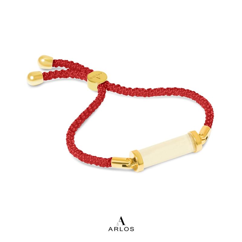 黃電水晶CC編織手繩