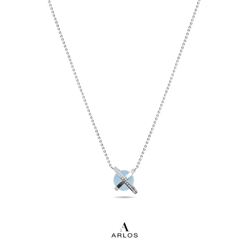 The Planet 海藍寶頸鏈