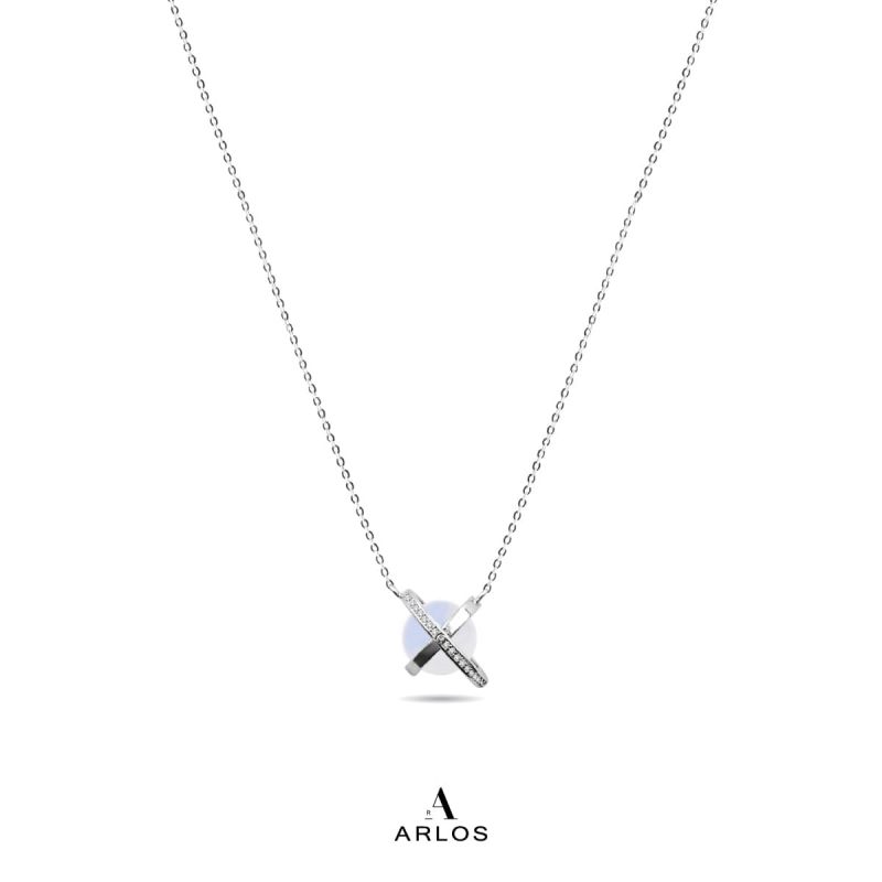 The Planet 月亮石頸鏈