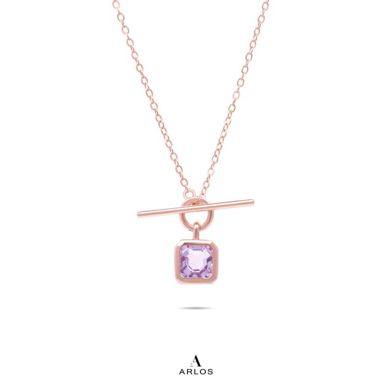 Adora 薰衣草紫水晶個性頸鏈