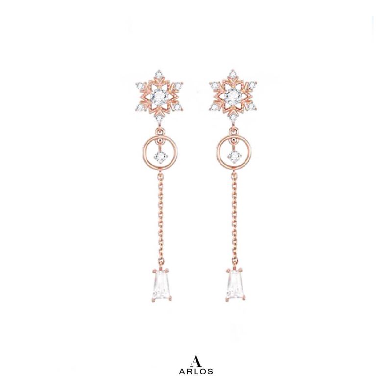 Aloha 冬日冰雪氣質耳環 