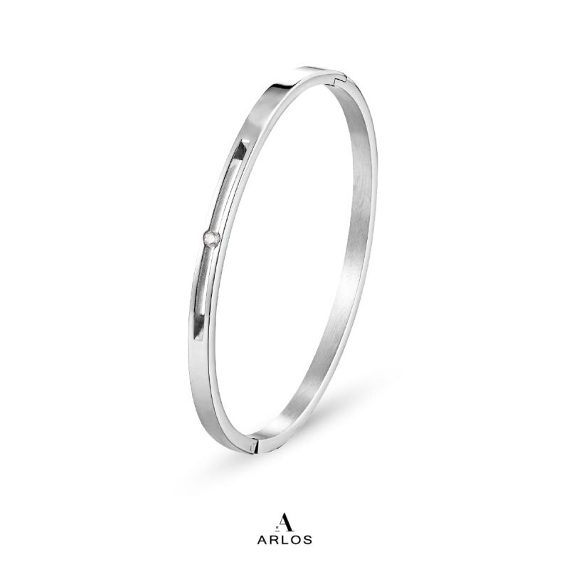 Éternel 個性閃爍手鐲 (白金色)