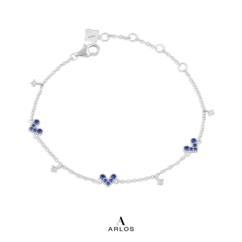 L'amour 甜蜜愛意手鏈 (白金色)