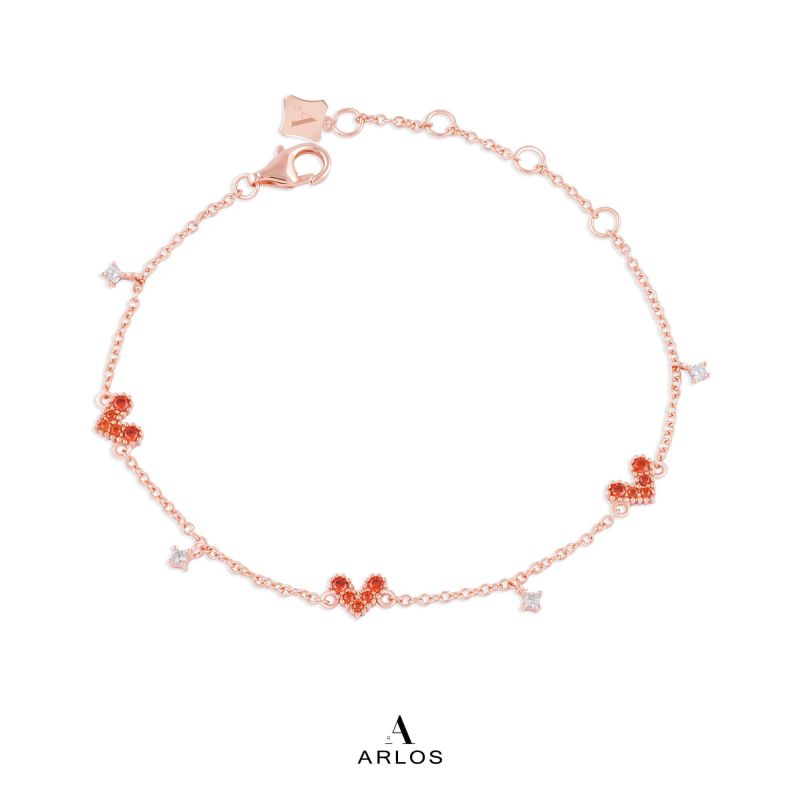 L'amour 甜蜜愛意手鏈 (玫瑰金)