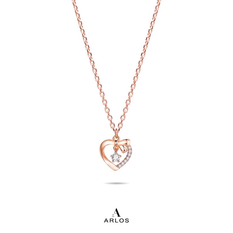 L'amour 愛意綻放頸鏈 (香檳金)