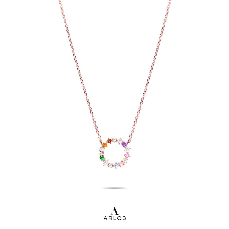 L'amour 彩虹圈頸鏈