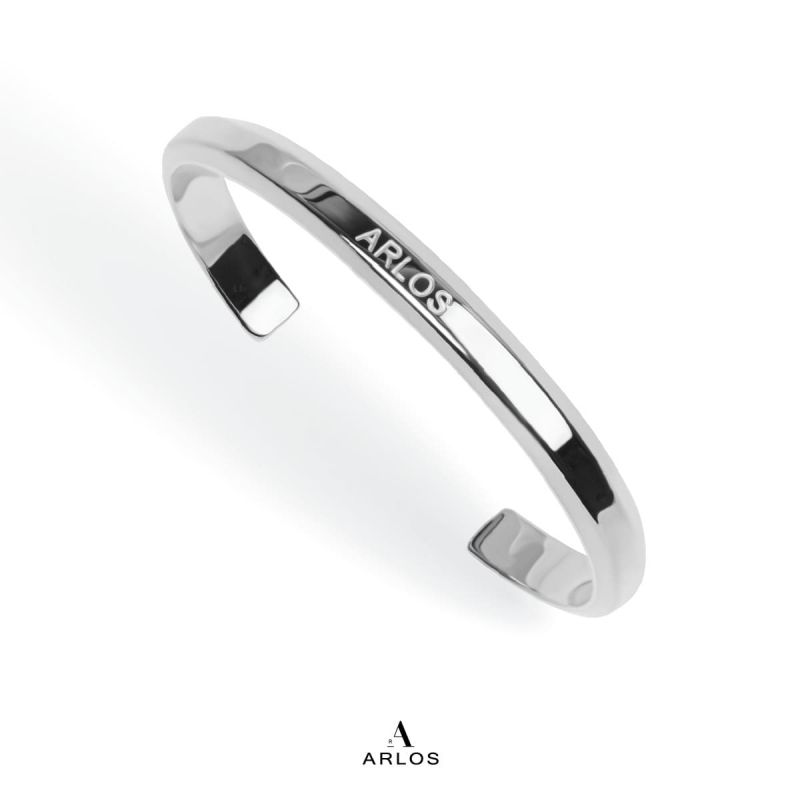 ARLOS 經典手鐲 (白金色)