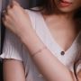 L'amour 月亮星辰手鏈 (玫瑰金)
