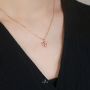 L'amour 愛意綻放頸鏈 (香檳金)
